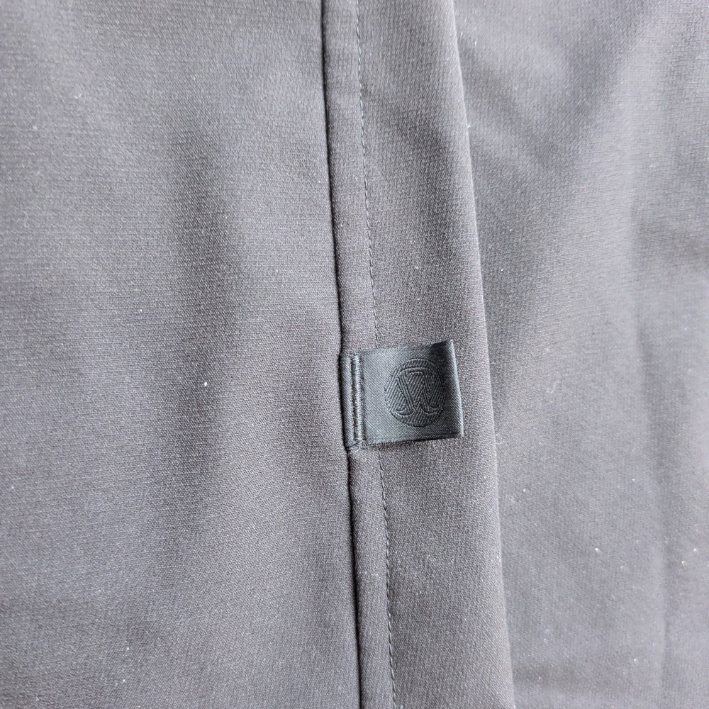 Lululemon New Venture Shirt Mens XL Long Sleeve Button Black Stretch - Picture 4 of 8